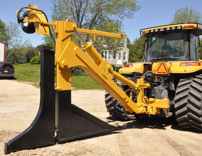 6' Frame Mounted Plow Johnson Drainage Plows